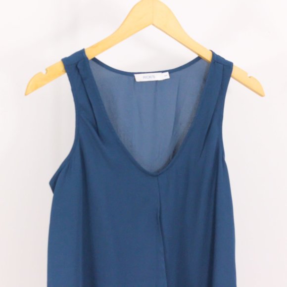 *Ricki's Blue V Neck Tank - Picture 3 of 5